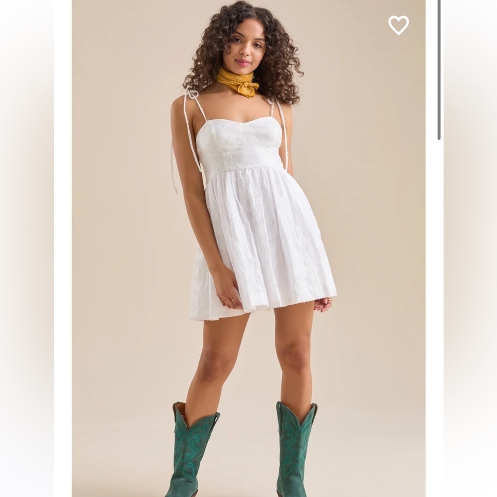 New with tags Altar’d state Halen Embroidered Mini Dress